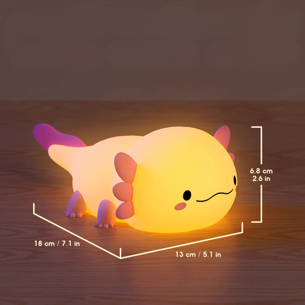 Cute Axoloti Night Light