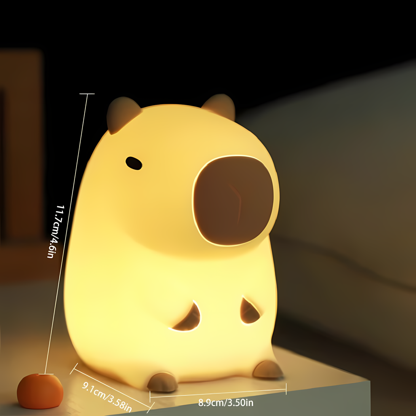 Cute Capybara Night Light