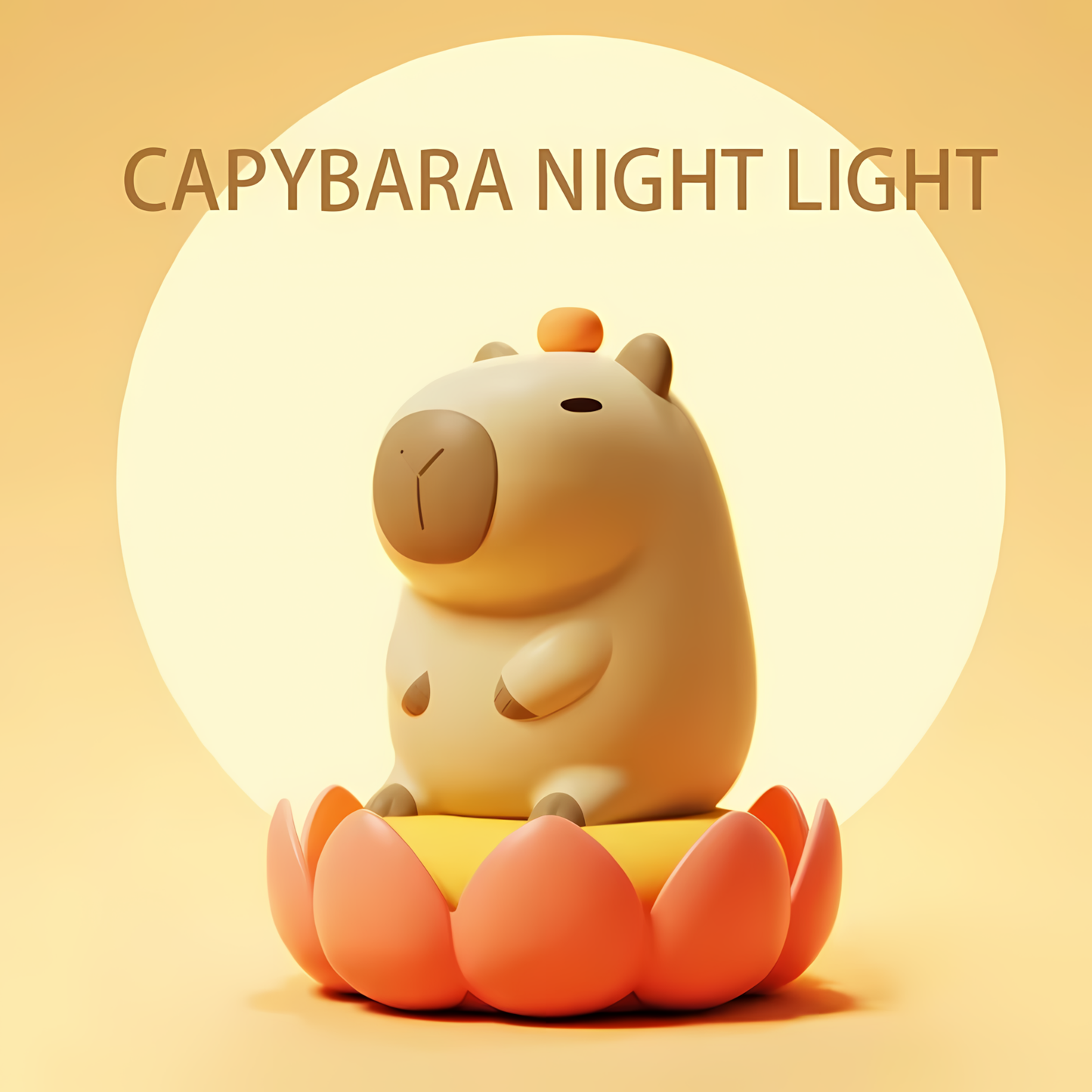 Cute Capybara Night Light