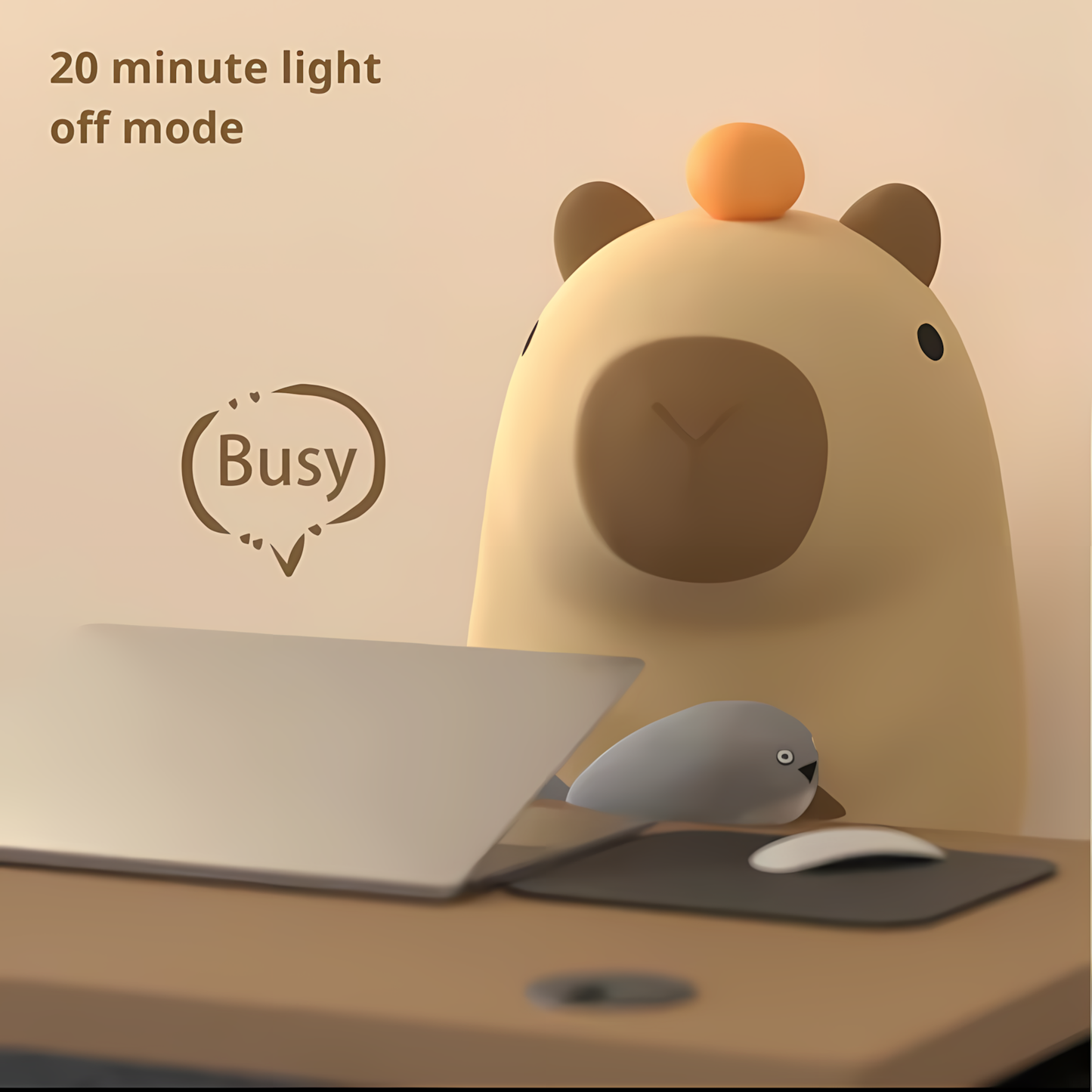 Cute Capybara Night Light