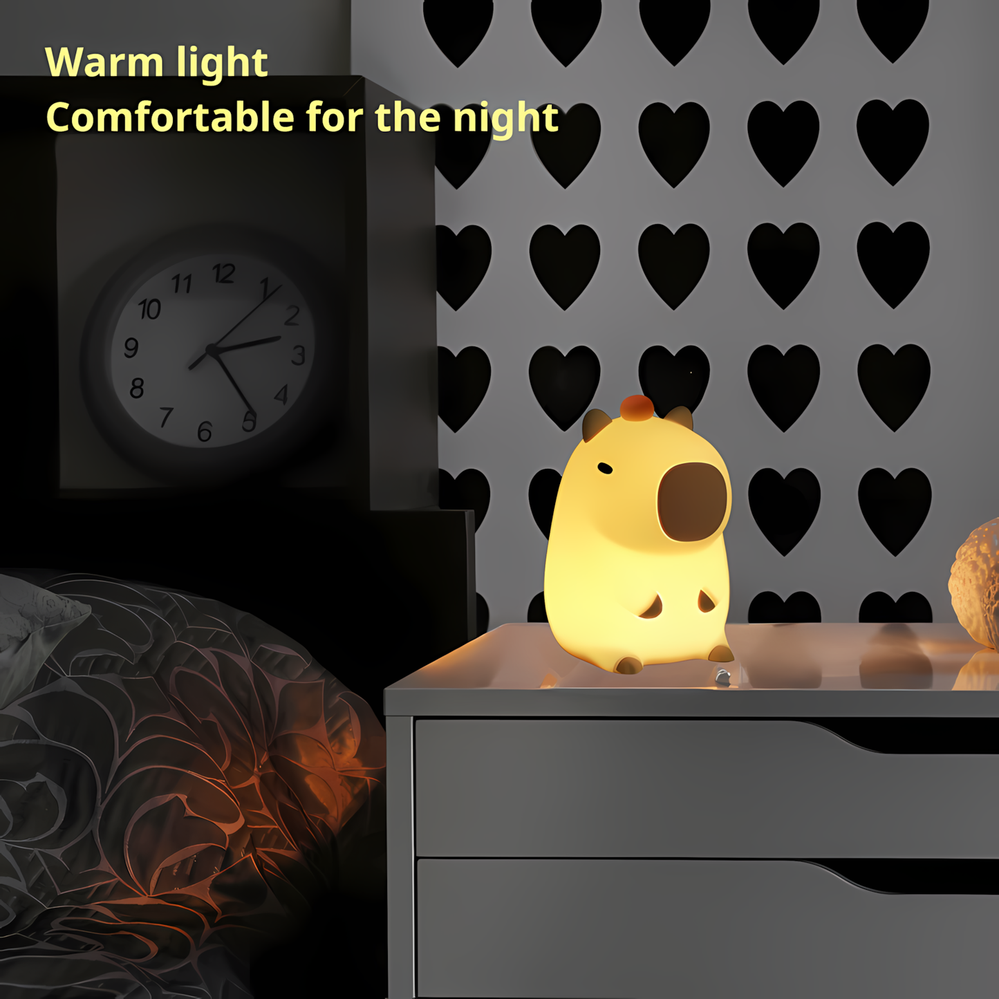 Cute Capybara Night Light