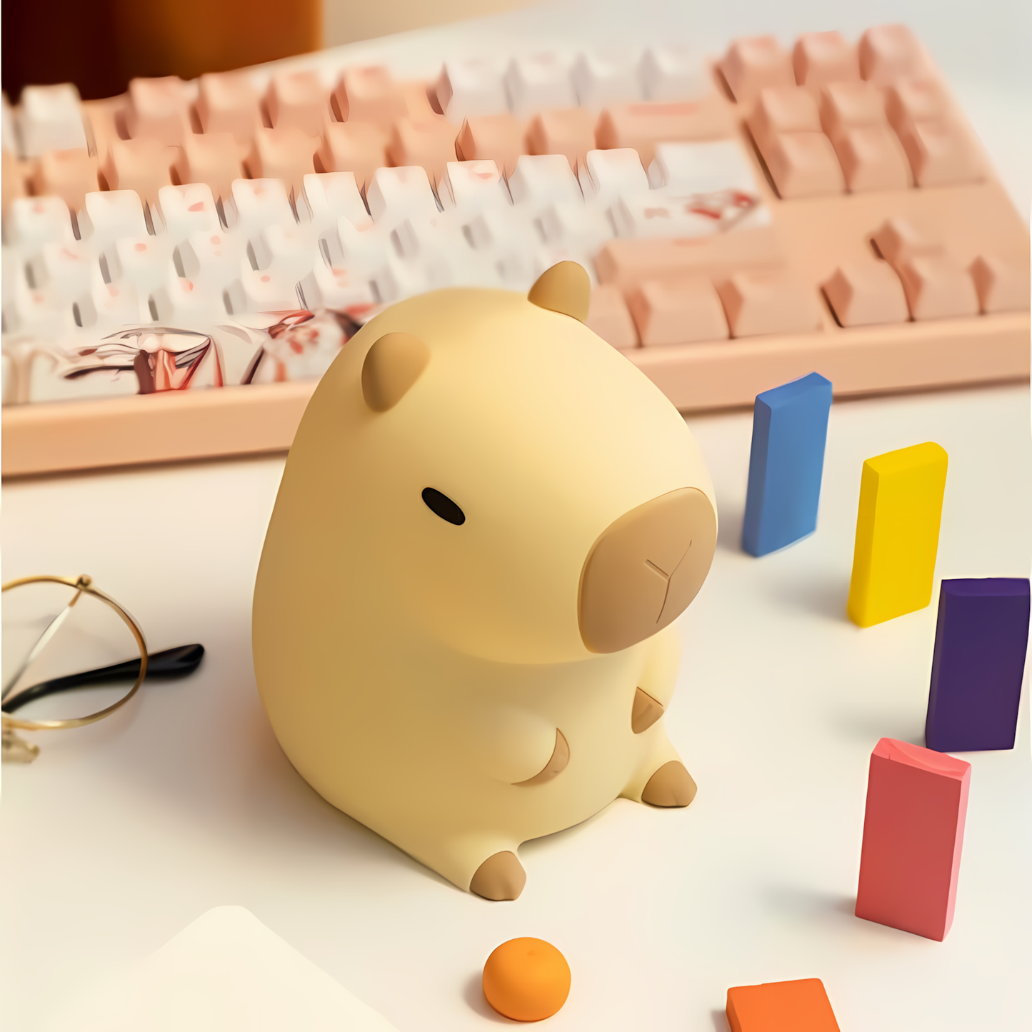 Cute Capybara Night Light